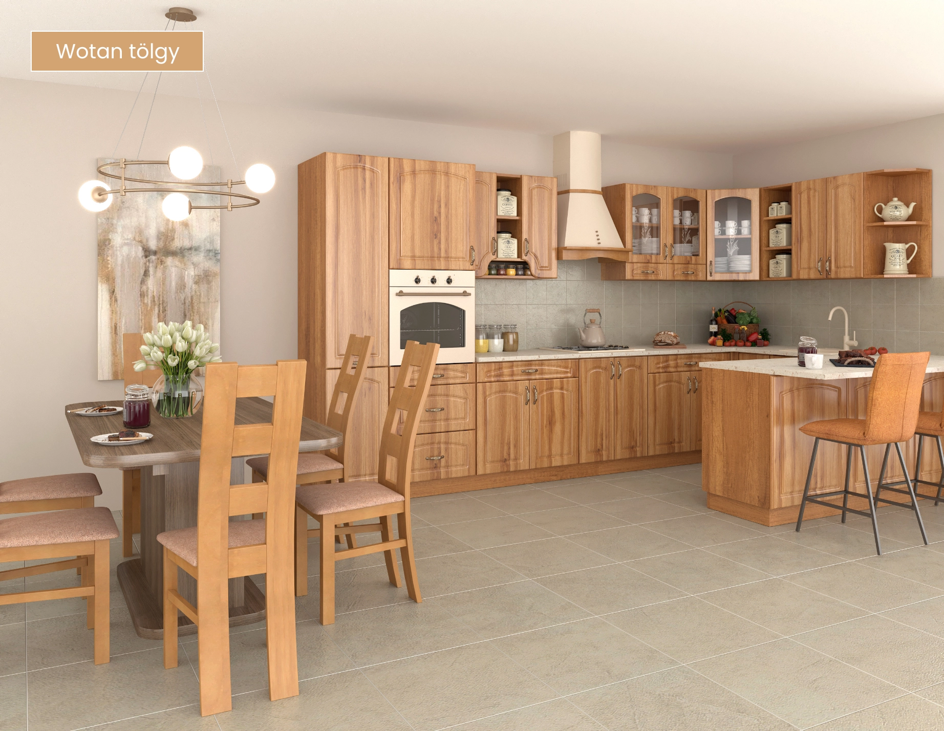 Bútorbarlang Zirc - rusztikus Zille konyhabútor